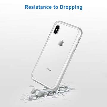 JETech Case for iPhone XS Max, Shockproof Clear Bumper
