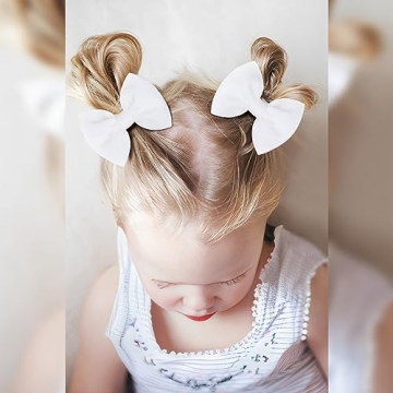 Baby Girls Stylish Bows Clips Set 6 PCS for Toddlers