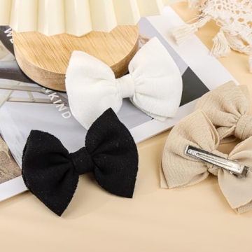 Baby Girls Stylish Bows Clips Set 6 PCS for Toddlers