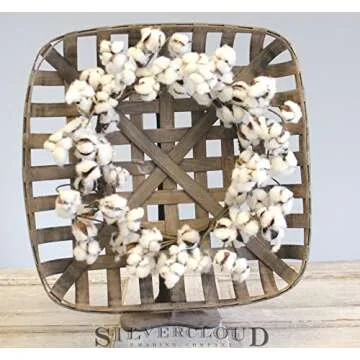 Silvercloud Trading Co. Tobacco Basket for Rustic Decor