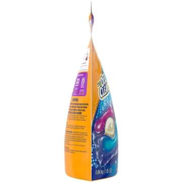 ARM & HAMMER Plus OxiClean with Odor Blasters Concentrated Laundry Detergent, 5-in-1 Laundry Stain Remover, Fresh Burst Detergent Power Paks, 42 Count Bag