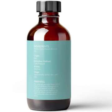 Sweet Almond Oil, 4 fl oz - Cold Pressed and 100% Pure - for Hair, Skin, Nails, Therapeutic Massage, Carrier Oil - by Pure Body Naturals