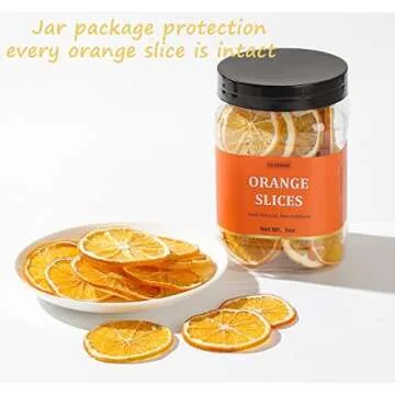 Premium Dried Orange Slices - Natural & No Additives