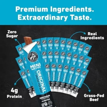 Healthy Country Archer Mini Beef Jerky Sticks - Protein Snack