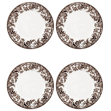 Spode Delamere Salad Plates Set of 4 | Fine Earthenware Elegance