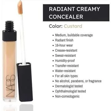 NARS Radiant Creamy Concealer Custard 0.22 oz - Buildable & Light