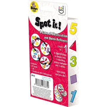 Spot It! 1,2,3 Matching Card Game for Family Fun