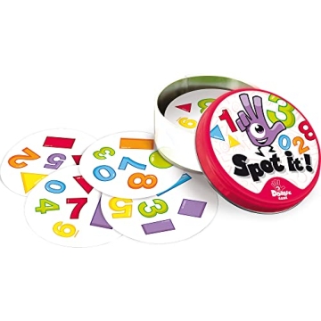 Spot It! 1,2,3 Matching Card Game for Family Fun