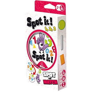 Spot It! 1,2,3 Matching Card Game for Family Fun