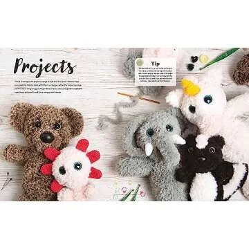 Crochet Furry Friends: 12 faux fur amigurumi animals to make