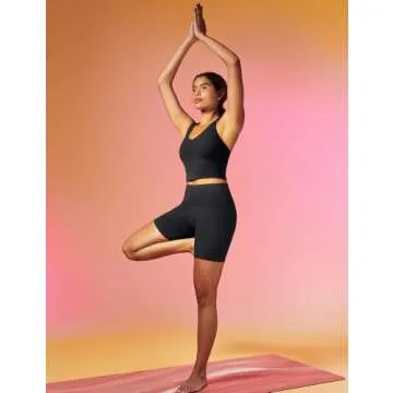 IUGA Biker Shorts for Women with Pockets and High Waist