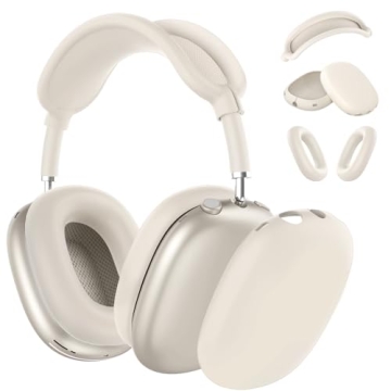 Silicone Case Cover for AirPods Max Headphones,Ear Pad Case Cover/Ear Cups Cover/Headband Cover for ...