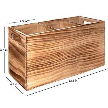 CB Accessories Rustic Utensil Holder for Kitchen Organization