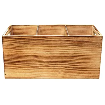 CB Accessories Rustic Utensil Holder for Kitchen Organization