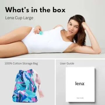 Lena Menstrual Cups, Reusable Period Cup, Tampons,Period Underwear and Menstrual Pads Alternative, F...