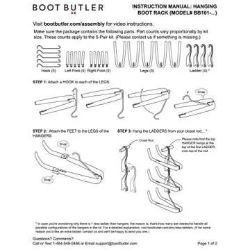 Boot Butler Boot Rack for Organized and Pristine Boots