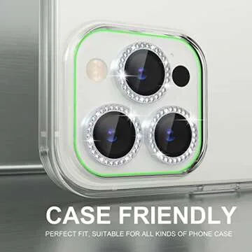 Premium Choiche Bling Camera Lens Protector for iPhones