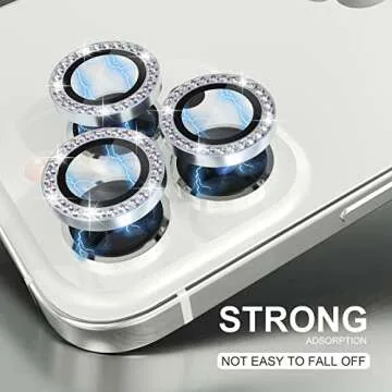 Premium Choiche Bling Camera Lens Protector for iPhones