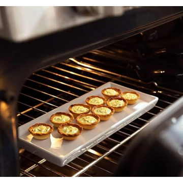 KooK 11" Ceramic Serving Platters - Set of 4 White