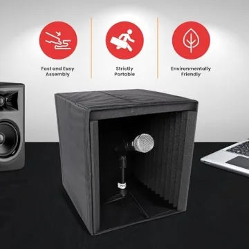 Pyle Recording Shield Box - Sound Dampening Filter