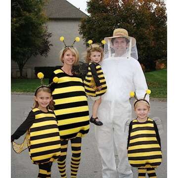 HOMELEX Bumble Bee Costume for Women Funny Animal Halloween Adult Costumes