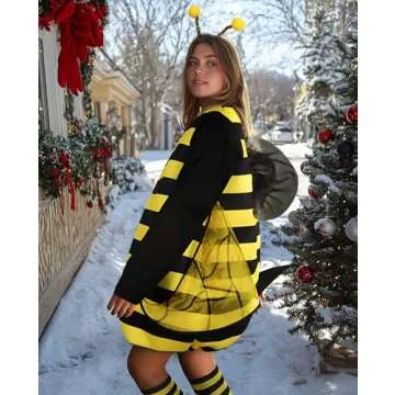 HOMELEX Bumble Bee Costume for Women Fun Halloween Outfit