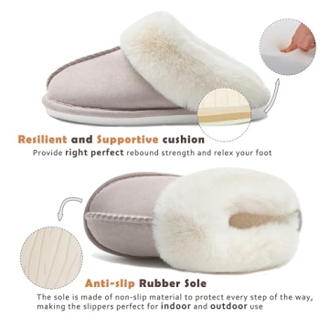 Donpapa Women's Memory Foam Slippers for Ultimate Comfort