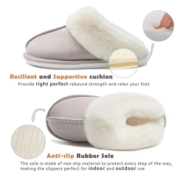 Donpapa Women's Memory Foam Slippers for Ultimate Comfort
