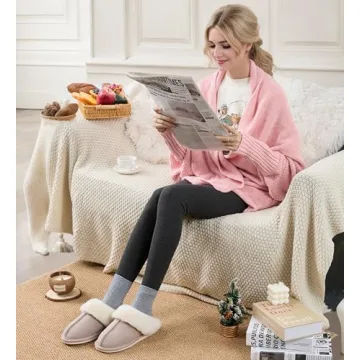 Donpapa Women's Memory Foam Slippers for Ultimate Comfort