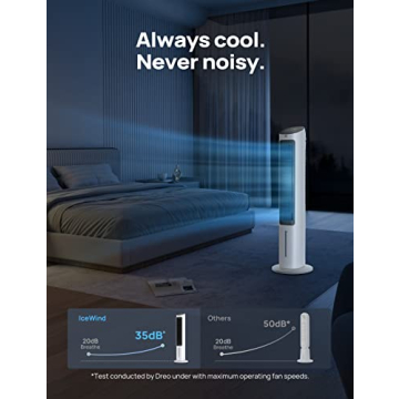 Dreo Evaporative Air Cooler with 80° Oscillation