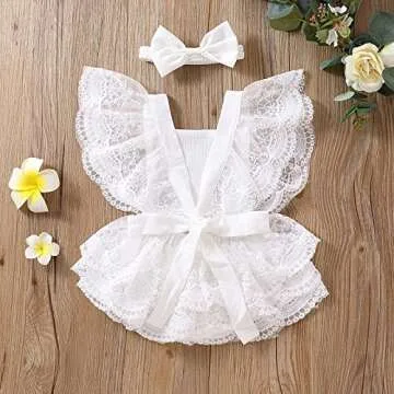 Adorable Baby Girl 1st Birthday Outfit with Tutu Dress