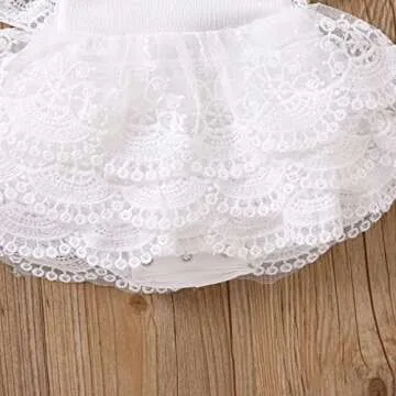 Adorable Baby Girl 1st Birthday Outfit with Tutu Dress