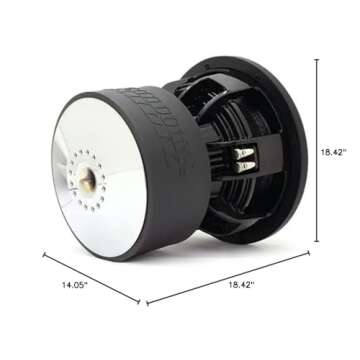 Sundown Audio Zv6-18 D1 18" ZV5 Series Dual 1-Ohm Car Subwoofer