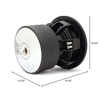 Sundown Audio Zv6-18 D1 18" ZV5 Series Dual 1-Ohm Car Subwoofer