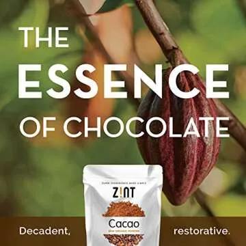 Zint Organic Cacao Powder (32 oz): Paleo-Certified, Organic, Non GMO, Anti Aging Antioxidant Superfo...