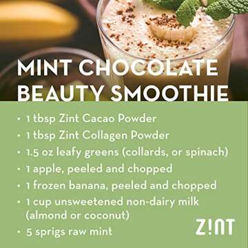 Zint Organic Cacao Powder (32 oz): Paleo-Certified, Organic, Non GMO, Anti Aging Antioxidant Superfood, Gluten Free Cocoa Cacao Beans, Pure Delicious Chocolate Essence, 32 Ounce