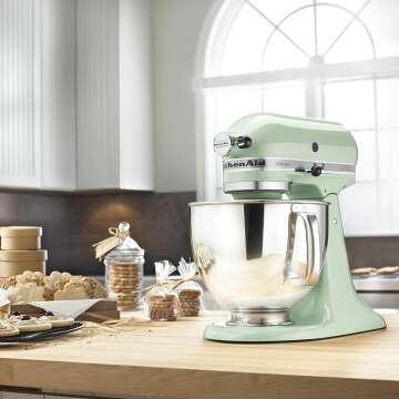 KitchenAid 5-Qt. Stand Mixer - Pistachio for Easy Baking