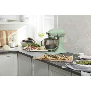 KitchenAid 5-Qt. Stand Mixer - Pistachio for Easy Baking