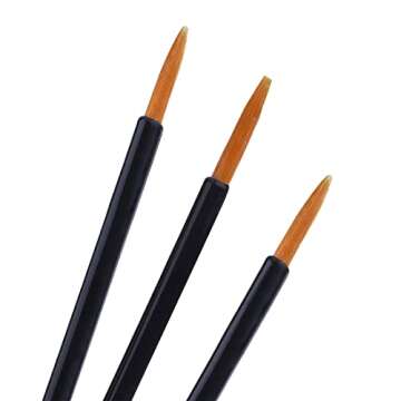 eBoot 100 Pack Disposable Eyeliner Brush Applicator Cosmetic Eye Wands Makeup Tool