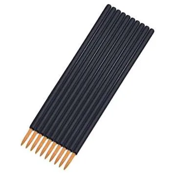 eBoot 100 Pack Disposable Eyeliner Brush Applicator Cosmetic Eye Wands Makeup Tool