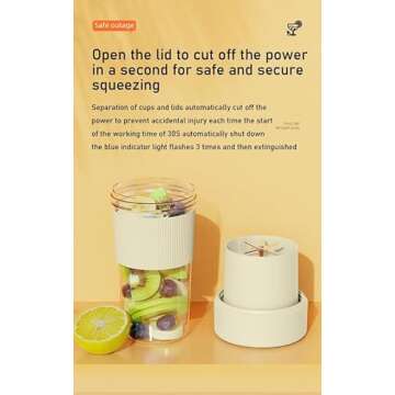 Compact Mini Portable Blender - Anytime, Anywhere Smoothies