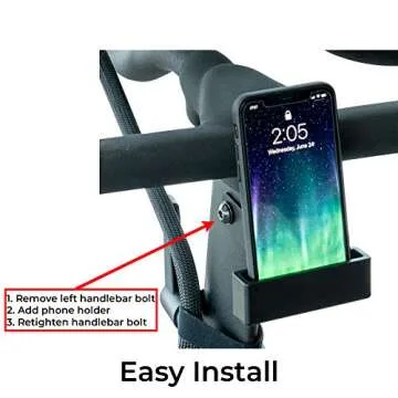 TrubliFit Metal Phone Holder for Your Peloton Bike