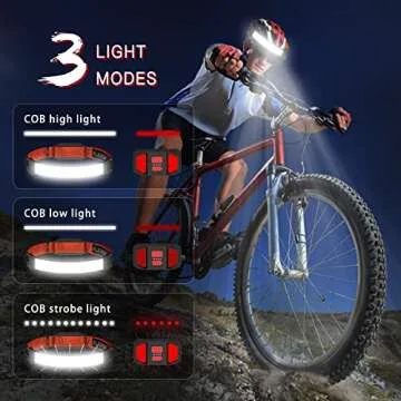 GETOVIN Rechargeable Headlamp 2-Pack for Outdoor Adventures