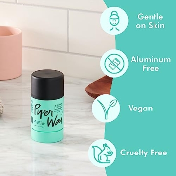 PiperWai Natural Deodorant Stick for Men and Women | 50g