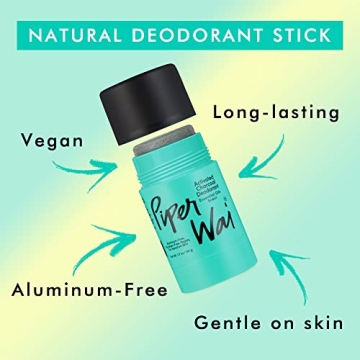 PiperWai Natural Deodorant Stick for Men and Women | 50g