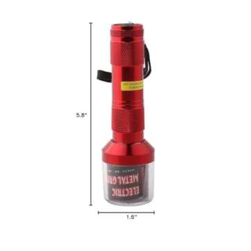 Zinc Alloy Electric Metal Grinder Herb Tabacco Crusher Grinder Cracker(Red Color, no battery include...
