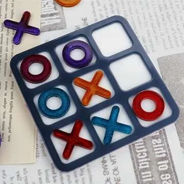 Yotijar Silicone Mold for DIY Tic Tac Toe Crafts