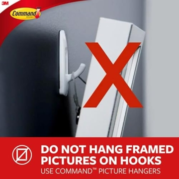 3M Command Clear Hooks for Damage-Free Hanging