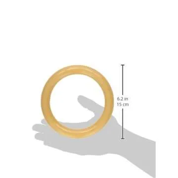 Nylabone Ring Bone Power Chew Toy for Dogs, Dog Toys for Aggressive Chewers, Original Flavor, Large - Up to 50 lbs, 1 Count