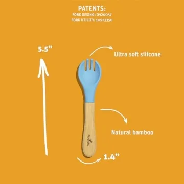 Avanchy Baby Fork Set - Eco-Friendly Utensils for Toddlers